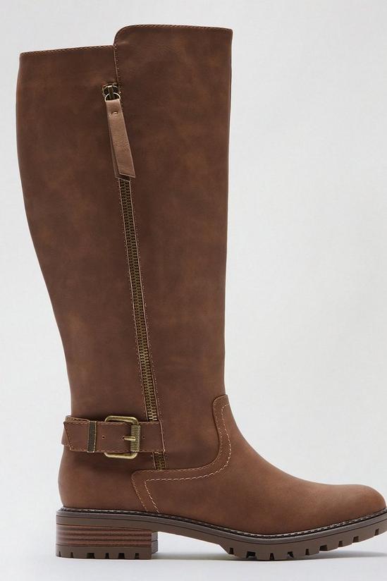 Dorothy Perkins Chocolate Captain Riding Boots 2