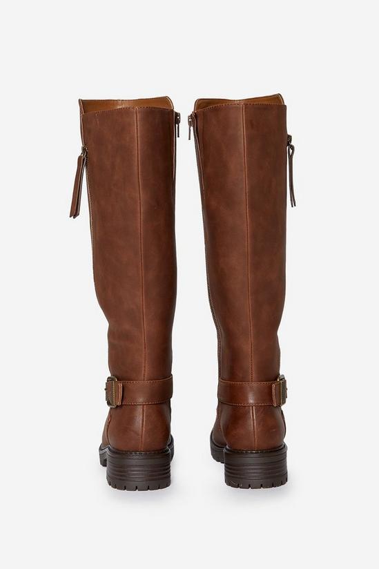 Dorothy Perkins Chocolate Captain Riding Boots 4