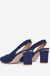 Dorothy Perkins Wide Fit Navy Emily Court Shoes thumbnail 3