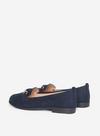 Dorothy Perkins Wide Fit Navy Loon Loafers thumbnail 2
