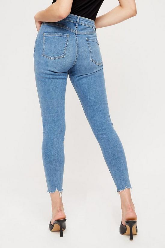 Dorothy Perkins Lightwash Long Nibble Darcy Jeans 3