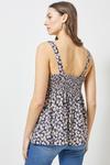 Dorothy Perkins Navy Ditsy Print Front Tie Camisole Top thumbnail 4