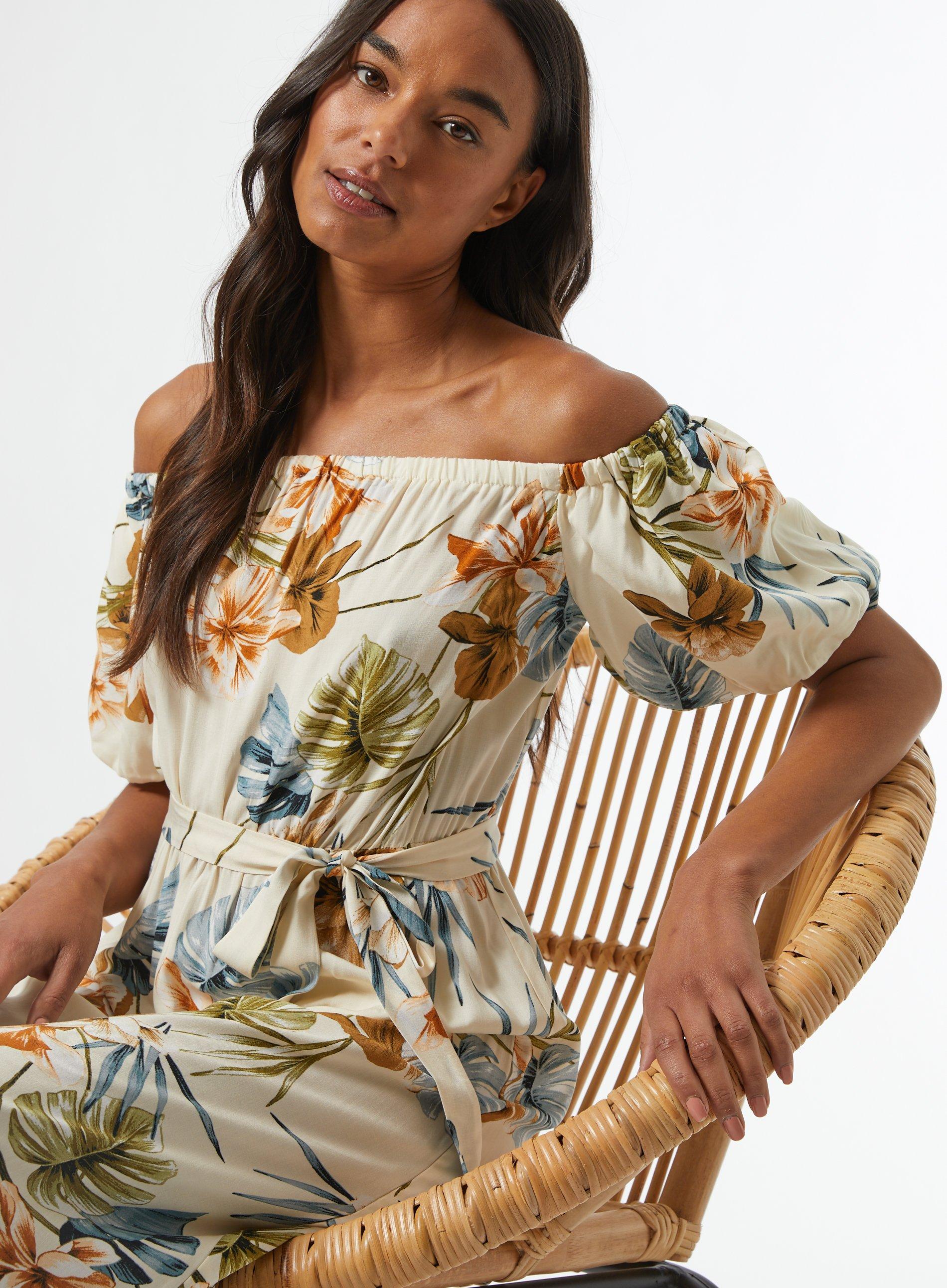 Dorothy perkins tropical hot sale print dress