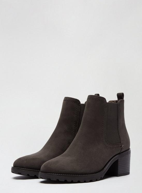 Dorothy Perkins Chocolate Brown Ami Chelsea Boots 1