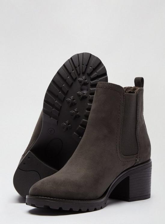 Dorothy Perkins Chocolate Brown Ami Chelsea Boots 4