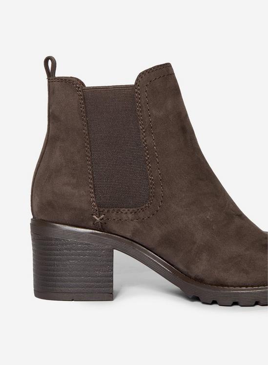 Dorothy Perkins Chocolate Brown Ami Chelsea Boots 5