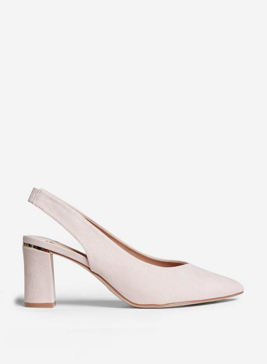 Dorothy Perkins Wide Fit Blush Emily Court Shoes 1