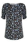 Dorothy Perkins Maternity Floral Ruched Sleeve Top thumbnail 4