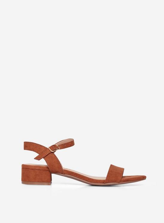 Dorothy Perkins Wide Fit Tan Sprightly Sandals 1