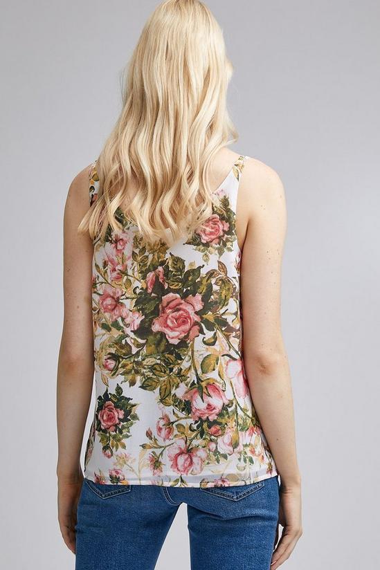 Dorothy Perkins Pink Floral Print Sequin Camisole Top 4