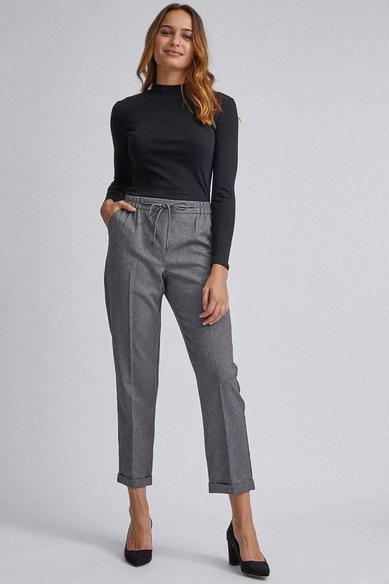 Dorothy Perkins Grey Formal Jogger Trousers 1
