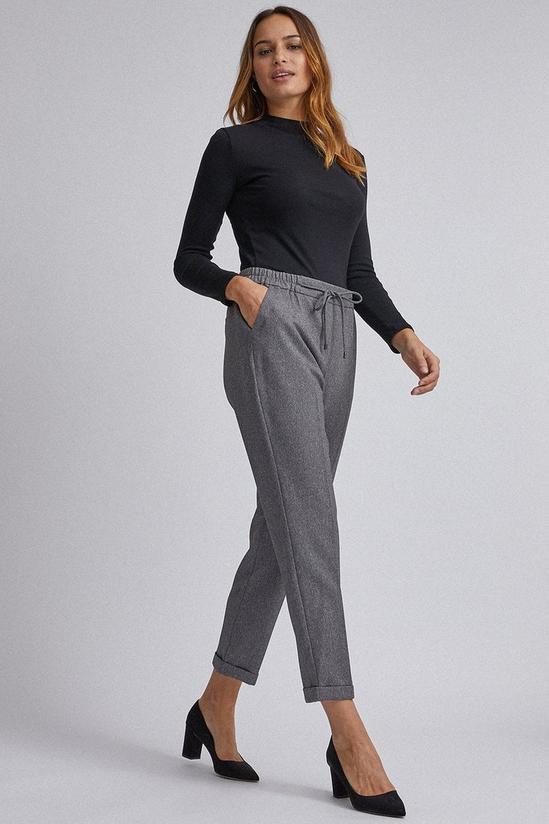 Dorothy Perkins Grey Formal Jogger Trousers 2