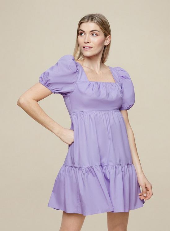 Dorothy Perkins Lilac Cotton Smock Dress 1