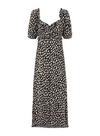 Dorothy Perkins Black Leopard Print Crinkle Dress thumbnail 2