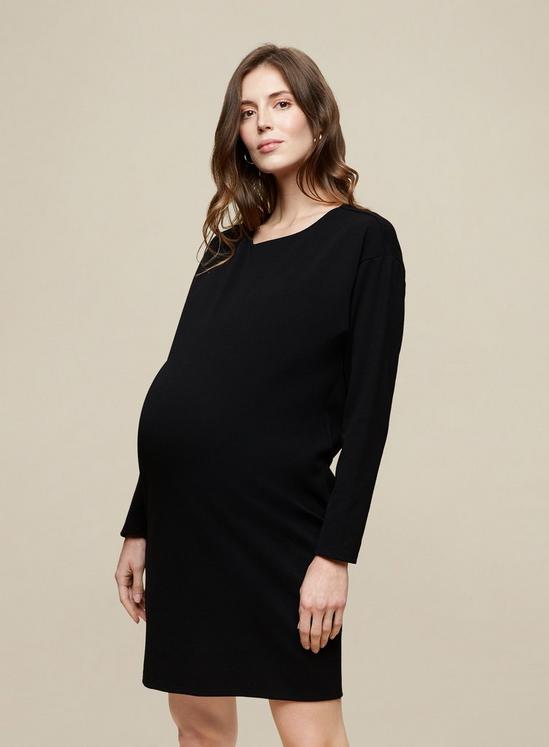 Dorothy Perkins Maternity Black Cocoon Dress 1