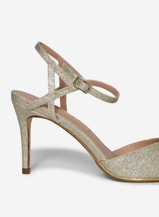 Dorothy Perkins Gold Elfie Court Shoes 5
