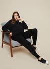 Dorothy Perkins Maternity Black Lounge Knitted Hoodie thumbnail 3