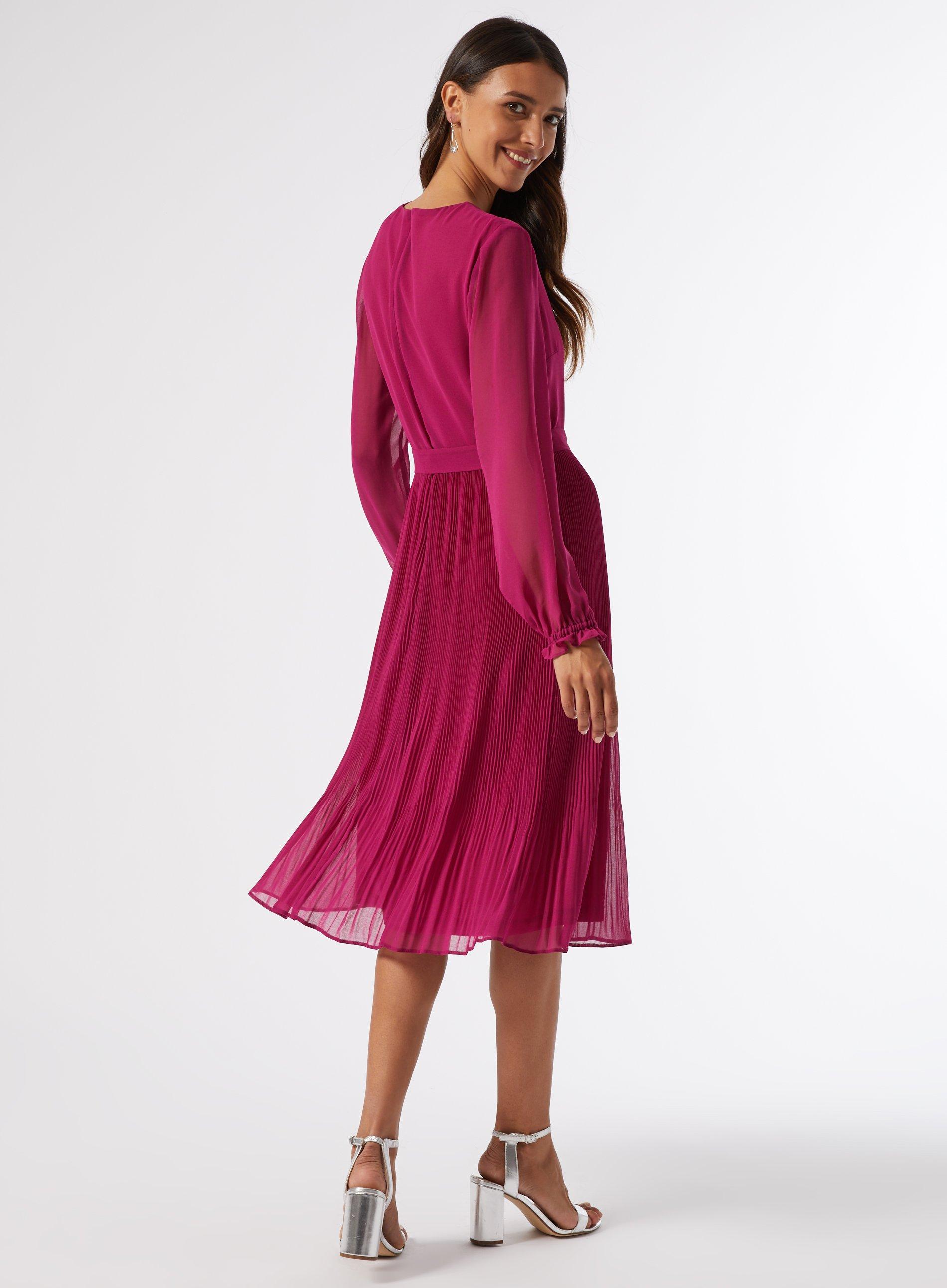 Dorothy perkins clearance pleated midi dress