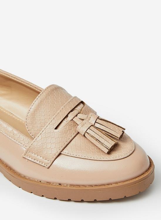 Dorothy Perkins Blush Litty Loafers 3