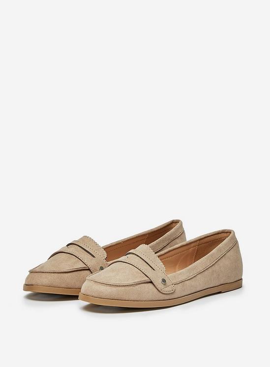 Dorothy Perkins Taupe Laur Loafers 1