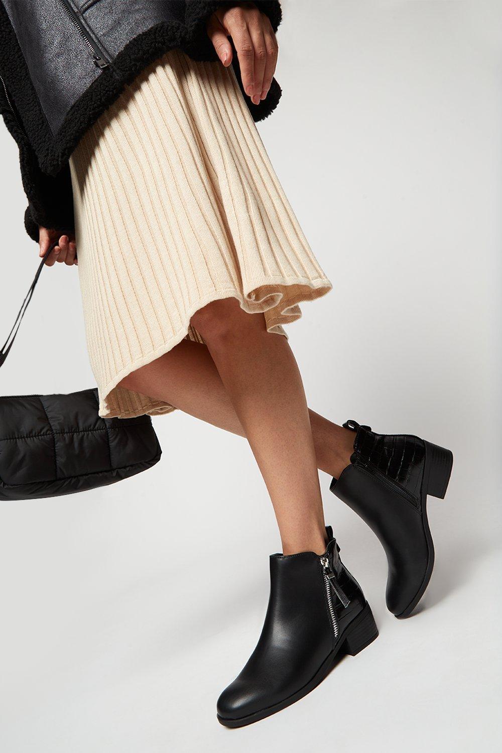 Dorothy perkins 2025 black ankle boots