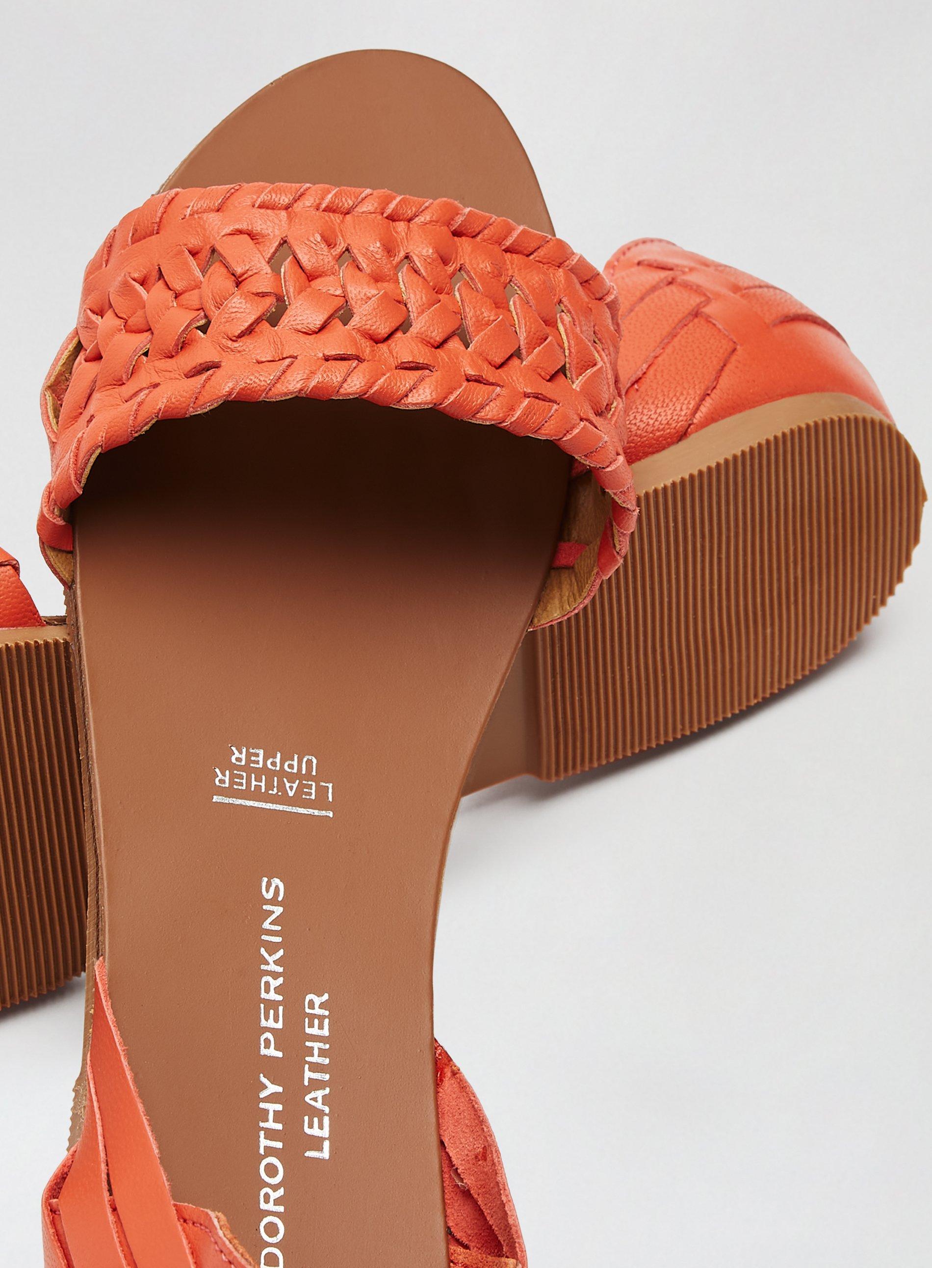 Orange sandals sale dorothy perkins