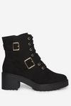 Dorothy Perkins Black Marley Cleated Hiker Boots thumbnail 2