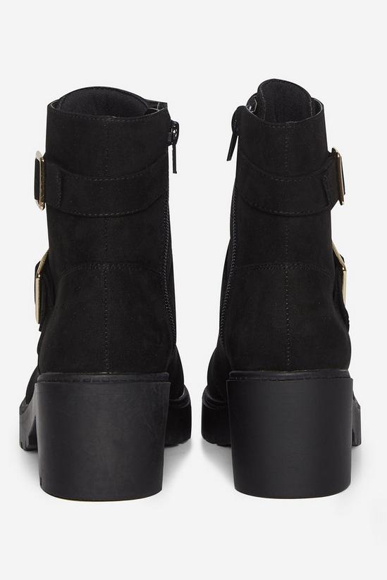 Dorothy Perkins Black Marley Cleated Hiker Boots 4