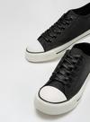 Dorothy Perkins Black Icons Shimmer Lace Up Trainers thumbnail 3