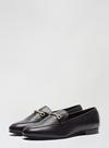 Dorothy Perkins Leather Black Liza Loafers thumbnail 1