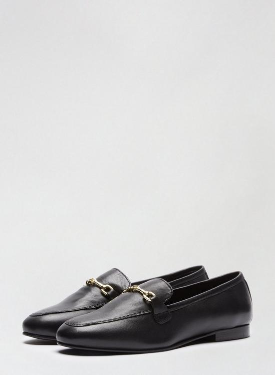 Dorothy Perkins Leather Black Liza Loafers 1