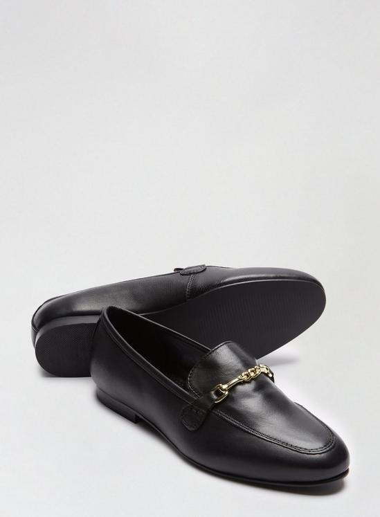 Dorothy Perkins Leather Black Liza Loafers 4