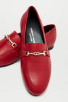 Dorothy Perkins Leather Red Liza Loafer thumbnail 3