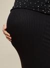 Dorothy Perkins Maternity Black Under Bump Rib Skirt thumbnail 5