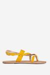 Dorothy Perkins Wide Fit Yellow Fabienne Sandals thumbnail 2