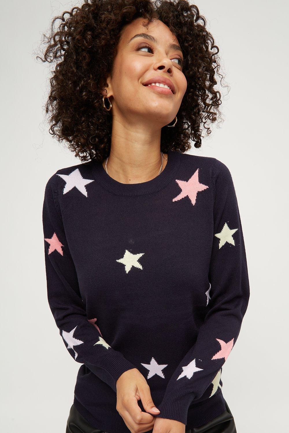 Navy on sale star jumper