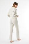 Dorothy Perkins Oatmeal Rib Wide Knitted Trousers thumbnail 4