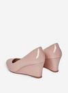 Dorothy Perkins Wide Fit Beige Dreamer Wedge Courts thumbnail 2