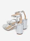 Dorothy Perkins Wide Fit Silver Shimmer Heel thumbnail 3