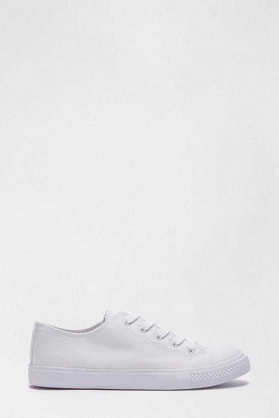 Dorothy Perkins White Icon Canvas Trainers 1