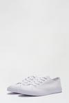 Dorothy Perkins White Icon Canvas Trainers thumbnail 2