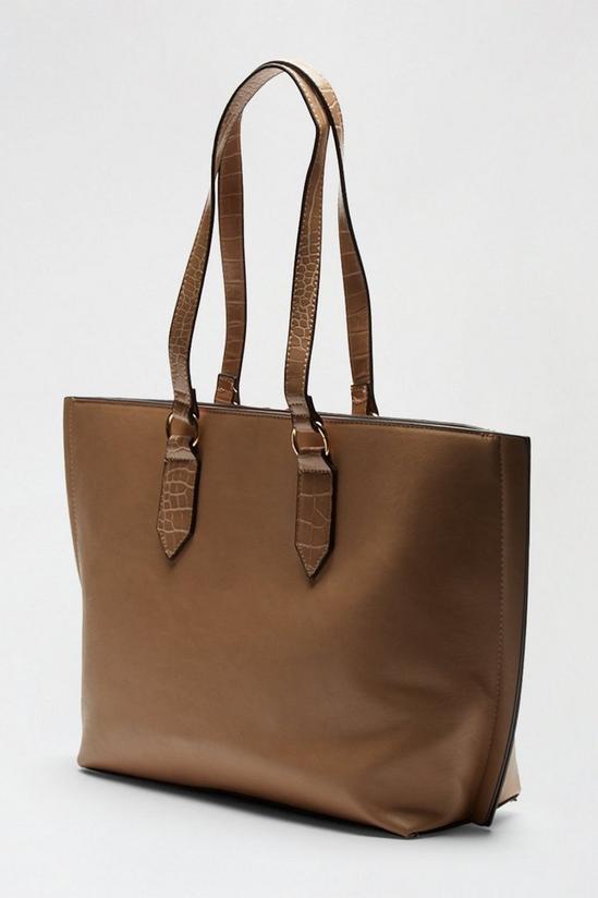 Dorothy Perkins Taupe Panel Shopper 3