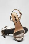 Dorothy Perkins Pewter Sizzle Heeled Sandals thumbnail 3