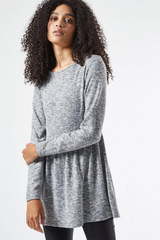 Dorothy Perkins Grey Marl Soft Touch Tunic 4
