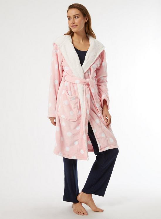 Dorothy Perkins Pink Spot Print Robe 1