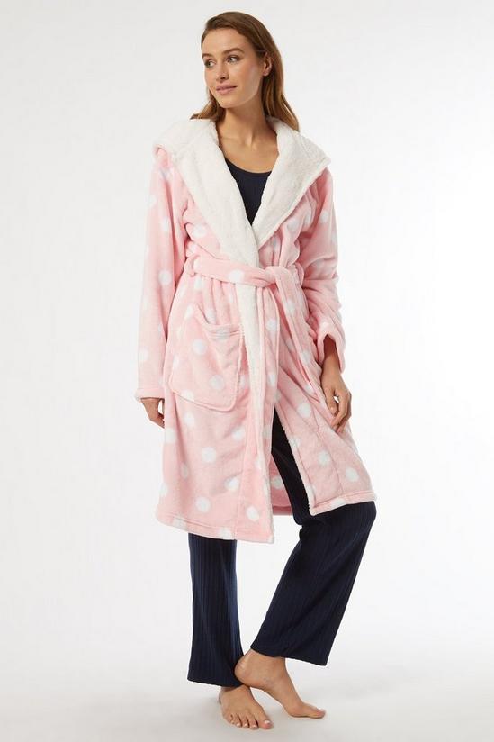 Dorothy Perkins Pink Spot Print Robe 5