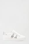 Dorothy Perkins Silver Impact Side Stripe Trainers thumbnail 1