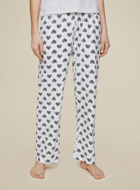 Dorothy Perkins Black And White T-Shirt And Shorts Pyjama Set 3