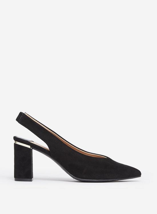 Dorothy Perkins Wide Fit Black Emily Court Shoes 2