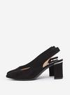 Dorothy Perkins Wide Fit Black Emily Court Shoes thumbnail 4
